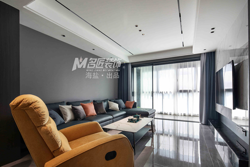 嘉興市中南景苑現(xiàn)代簡(jiǎn)約風(fēng)格三居室裝修案例